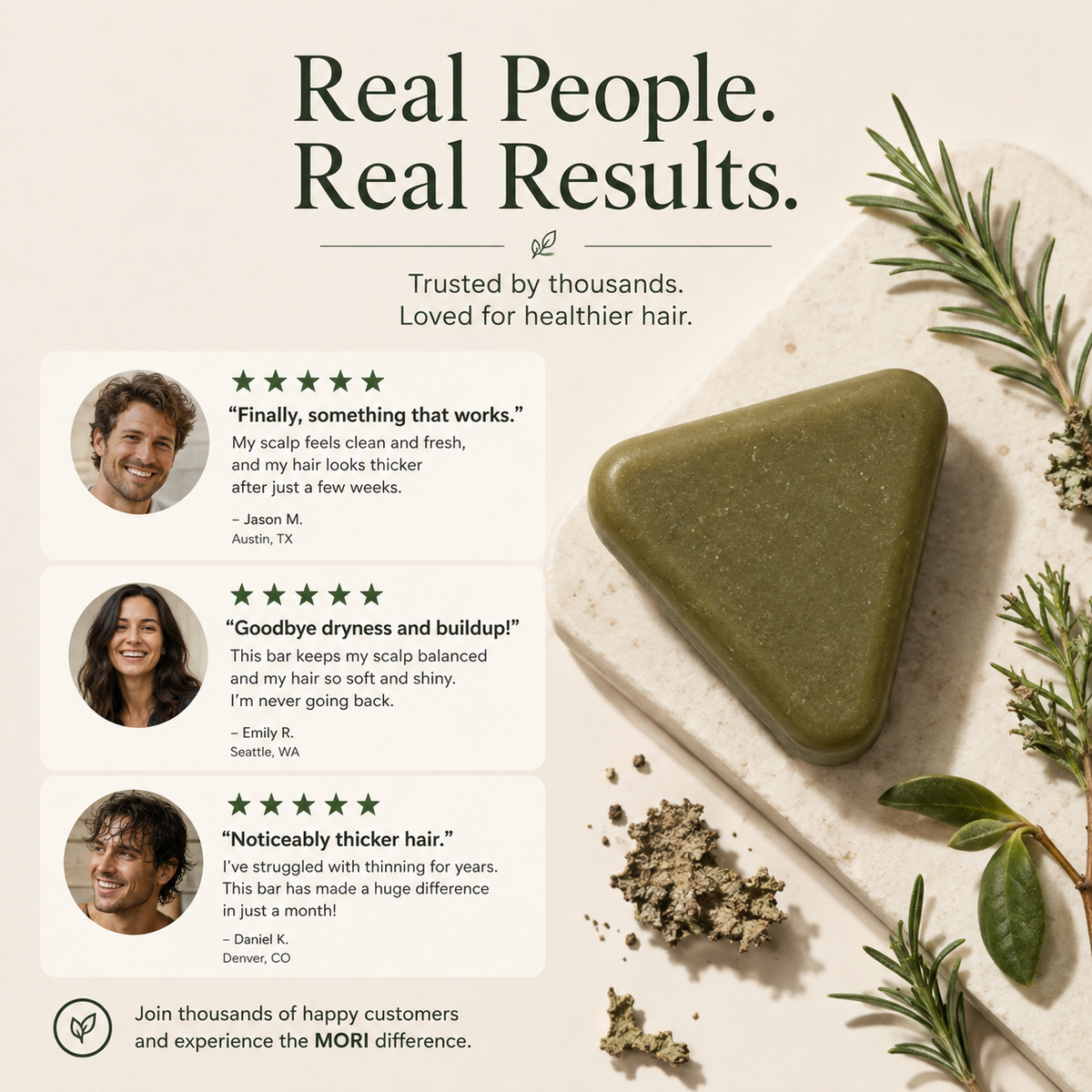 MORI Scalp Revival Shampoo Bar